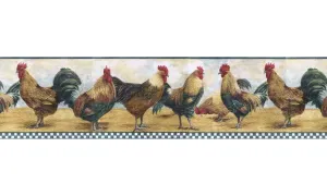 Roosters B8711TRY Wallpaper Border