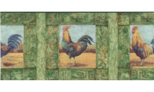 Roosters WD76842LL Wallpaper Border