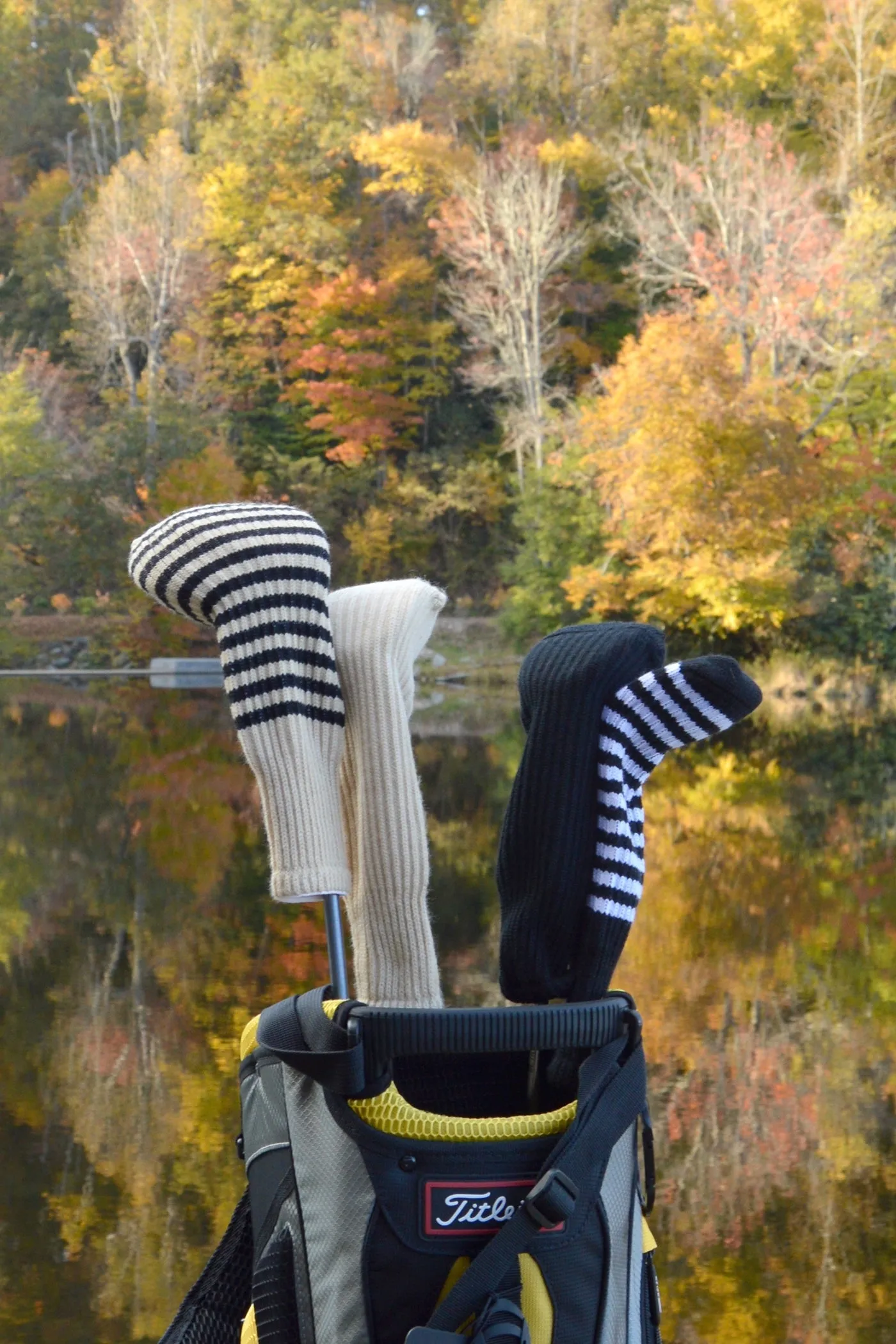 Royal Blue and Gold Club Sock Golf Headcover