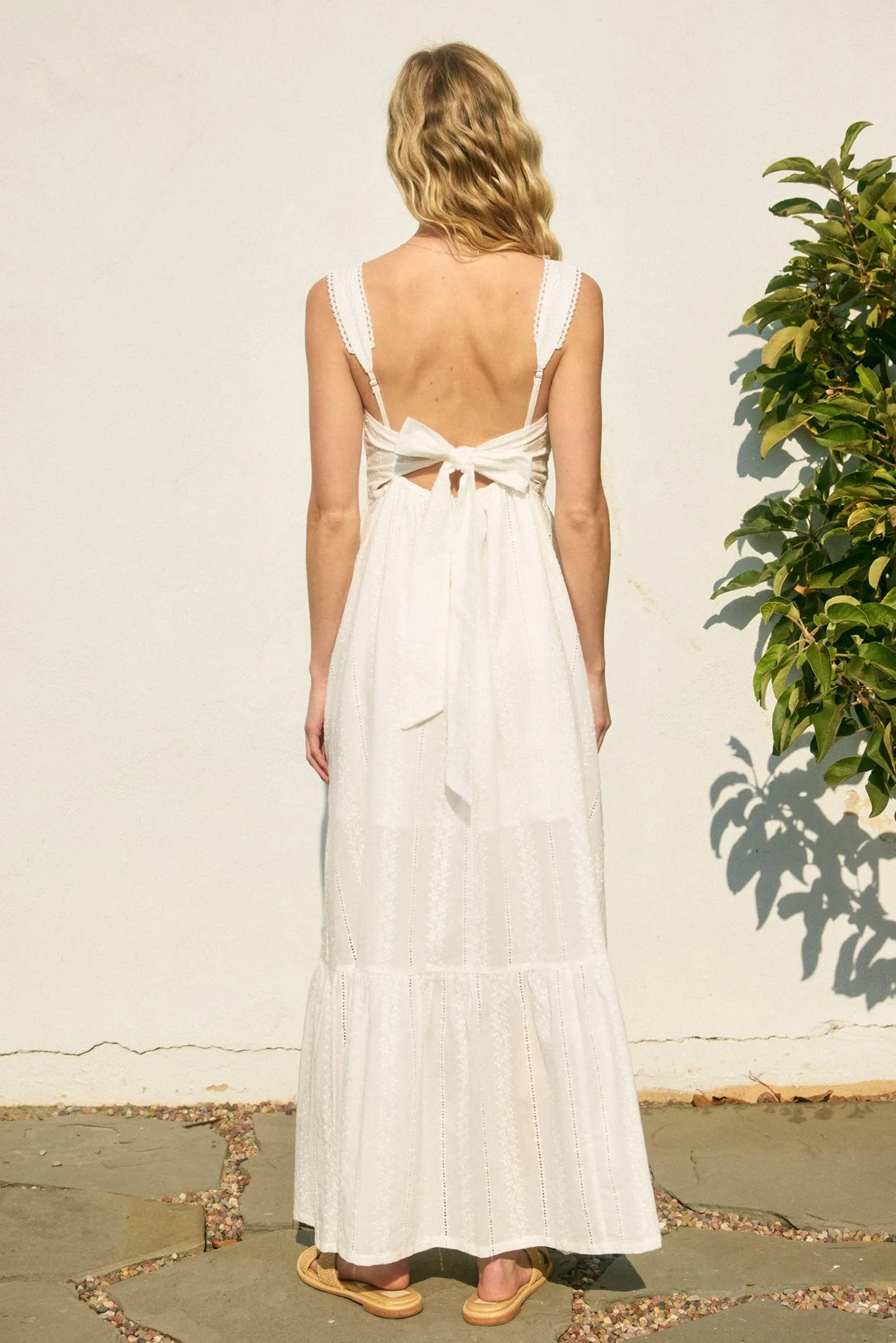 Saltbloom Eyelet Maxi Dress
