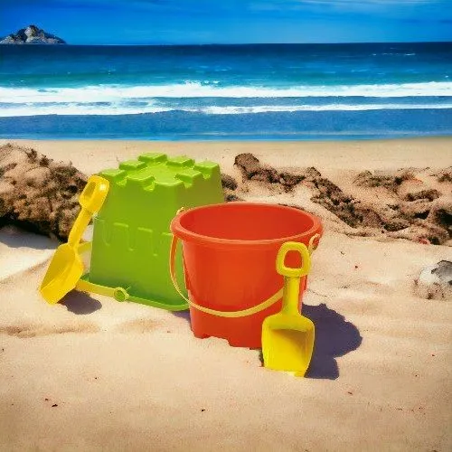 Sand Mold, Pail & Shovel Beach Sandbox Toys