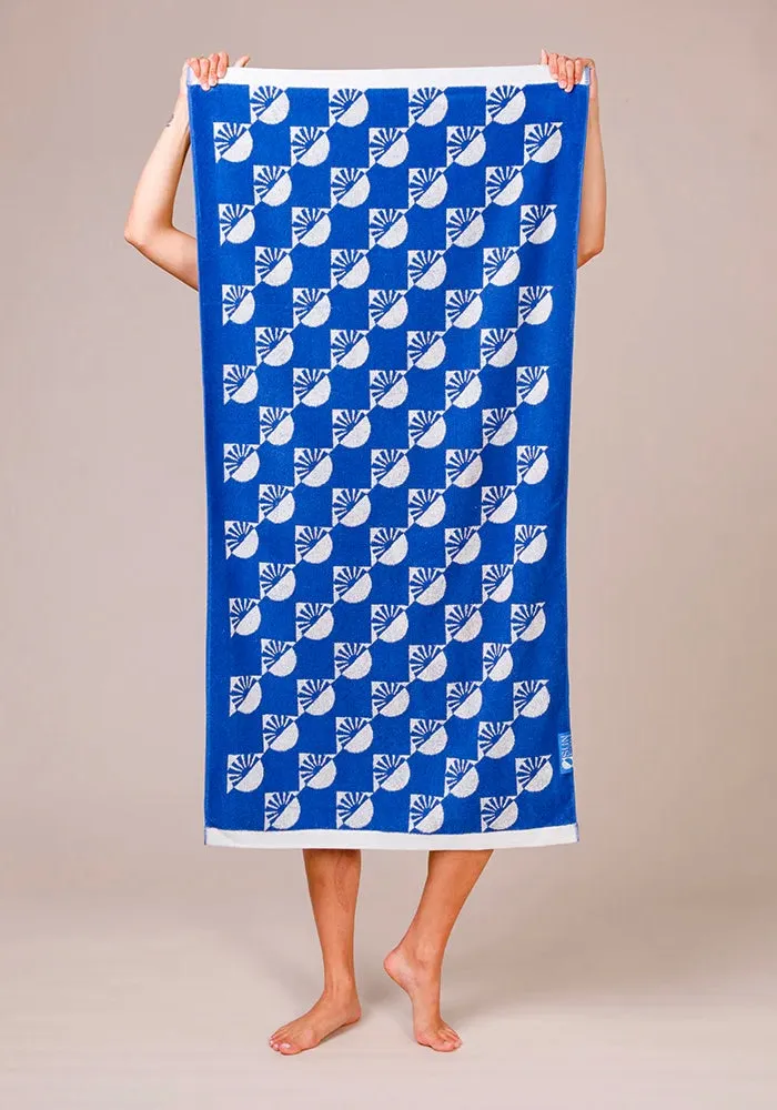 Saturna Towel - Sea Blue