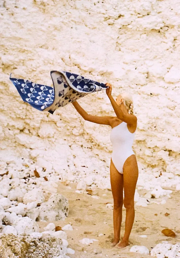 Saturna Towel - Sea Blue