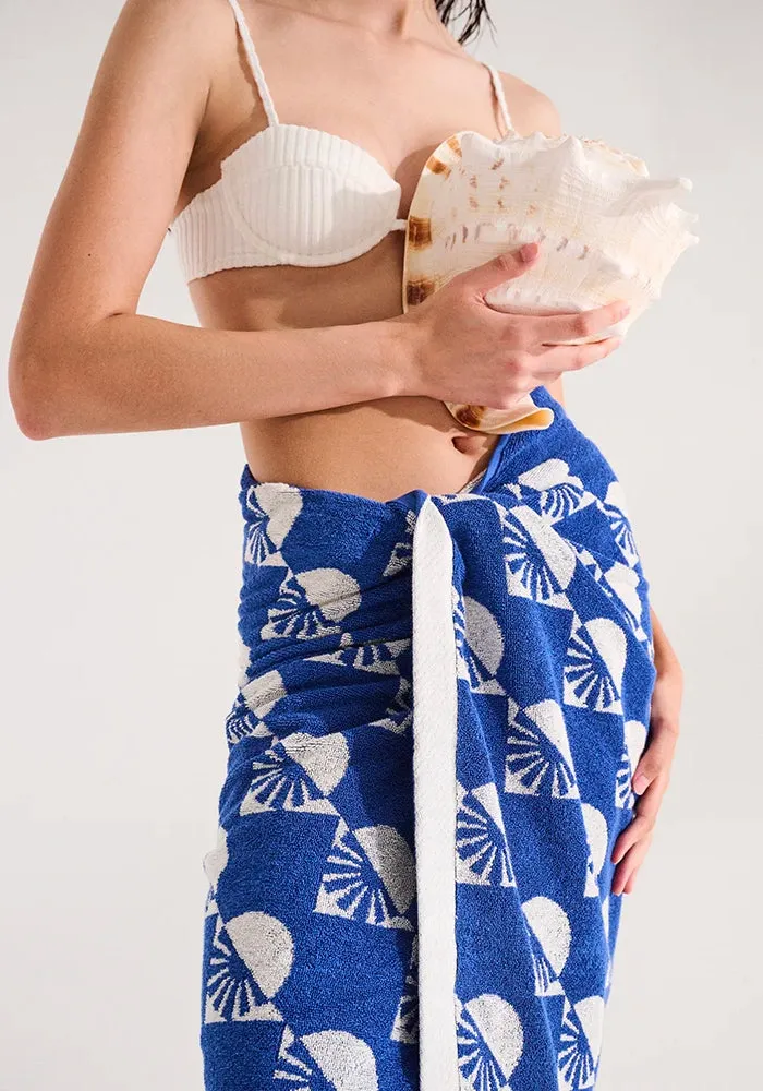 Saturna Towel - Sea Blue