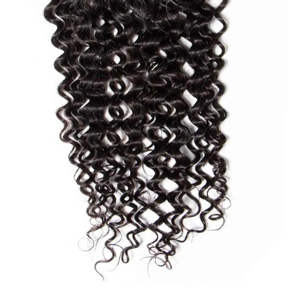 Sdamey 4x4 Lace Closure Brazilian Water Wave Human Hair Closure Lace Hair Extensions