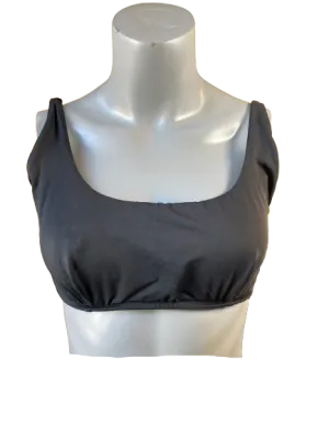 Seafolly Black Scoop Neck Swimsuit Top