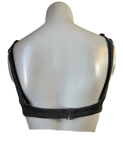 Seafolly Black Scoop Neck Swimsuit Top