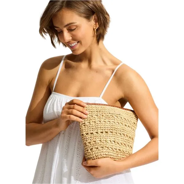 SEAFOLLY - Savona Pouch Bag - Natural