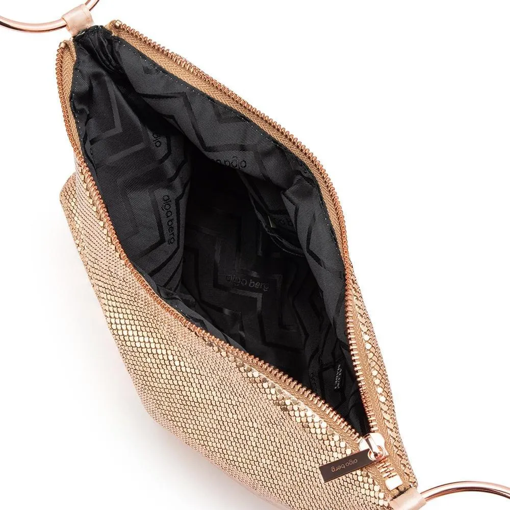 Shar Mesh Convertible Bag -  Rose Gold