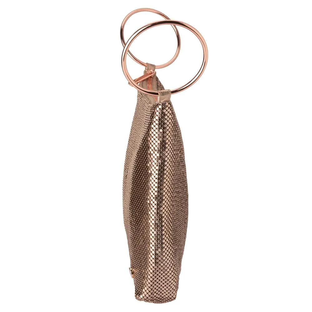 Shar Mesh Convertible Bag -  Rose Gold