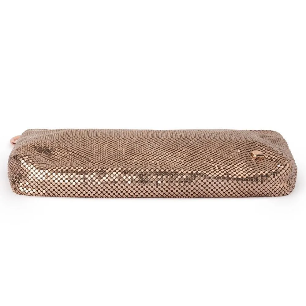 Shar Mesh Convertible Bag -  Rose Gold