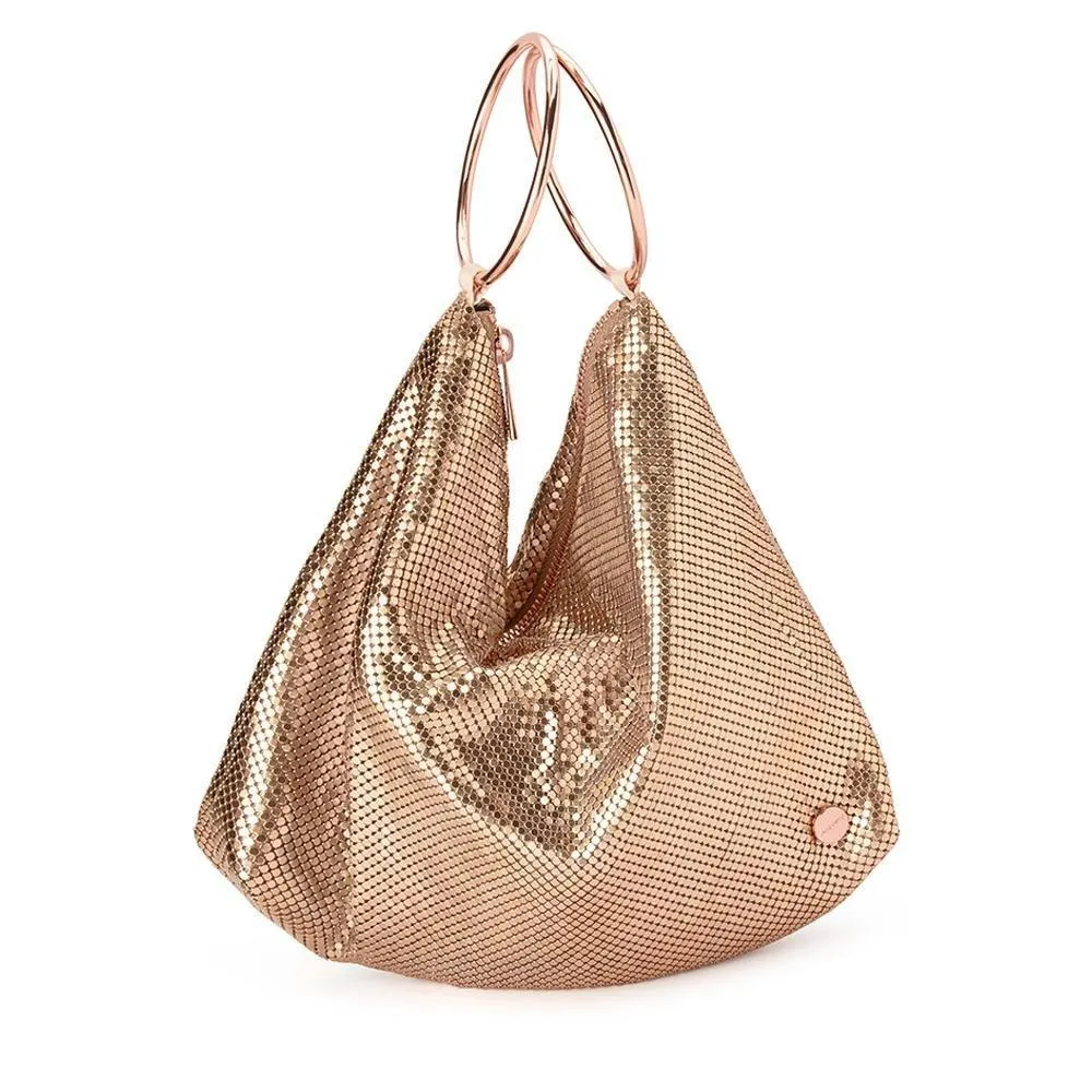Shar Mesh Convertible Bag -  Rose Gold