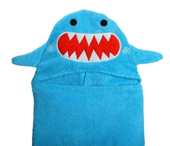 Sherman the Shark Hooded Towel