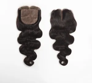 SILK CLOSURE - BODY WAVE - BRAZILIAN