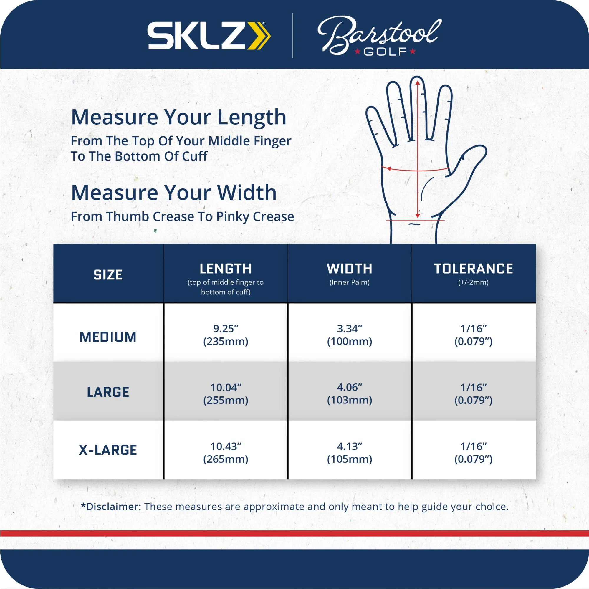 SKLZ | Barstool Smart Glove Men's Left