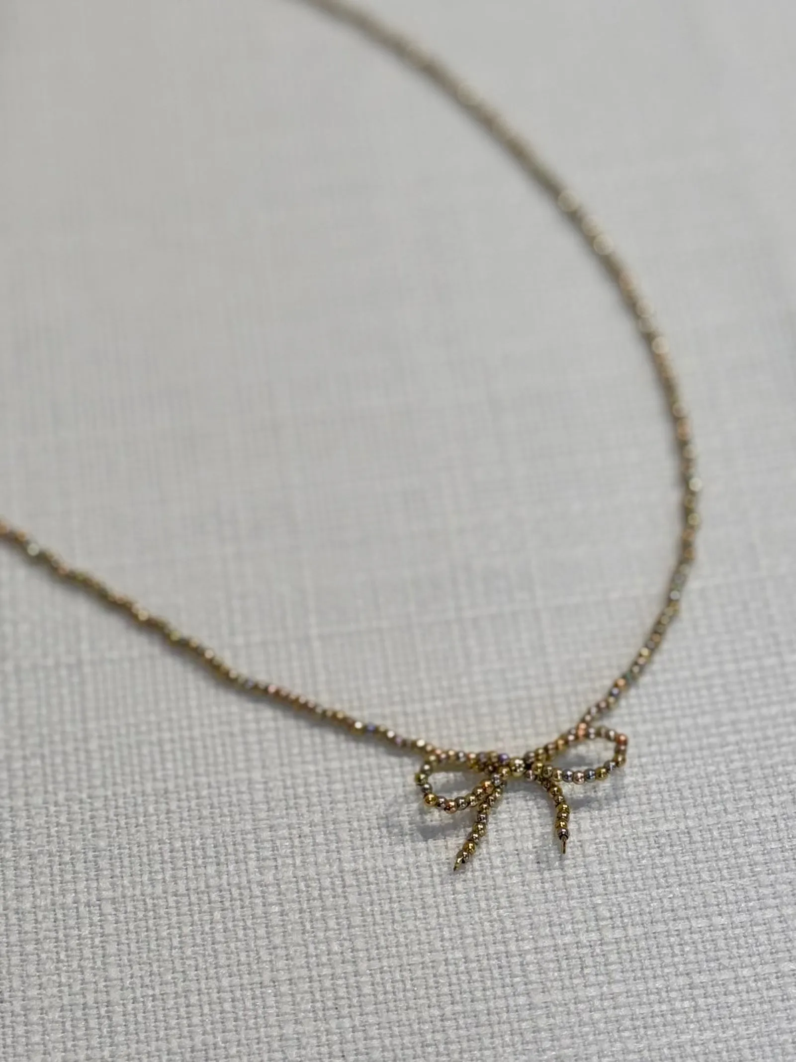 Small Bow Necklace