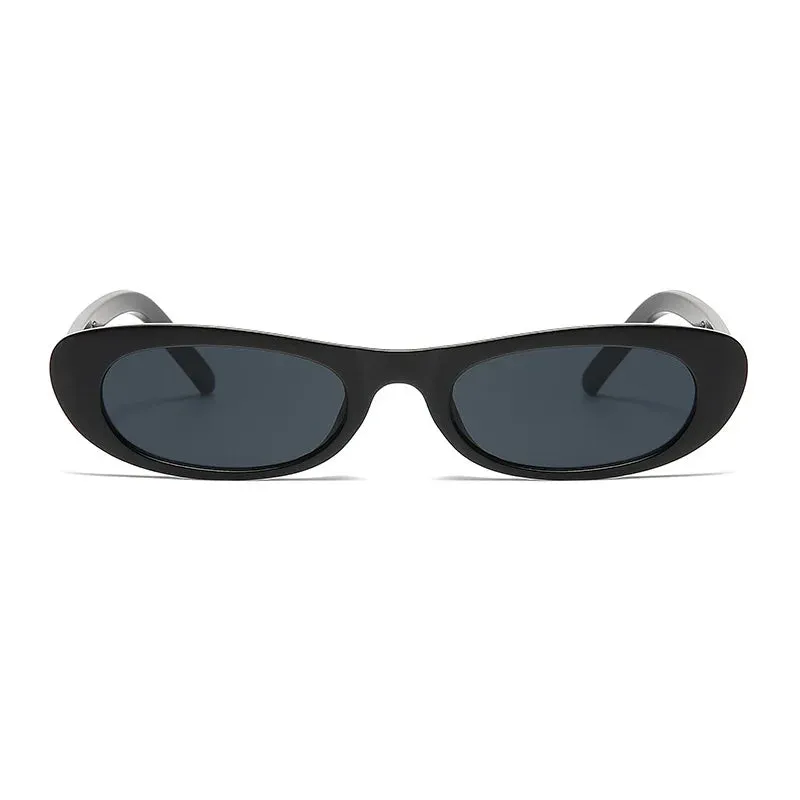 Small Frame Oval Sunglasses for Women