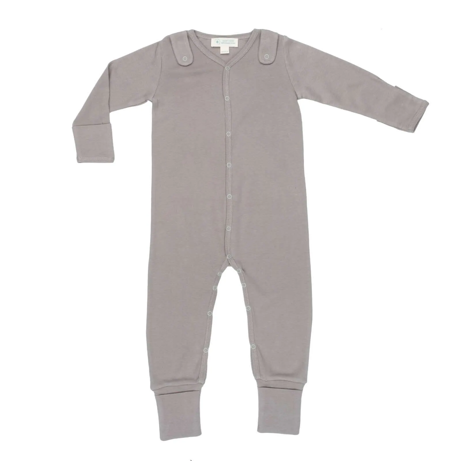 Smart Footed One-Piece   Bib - Gray