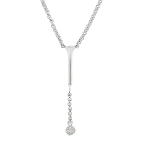 “Smoked” Golf Lariat Necklace