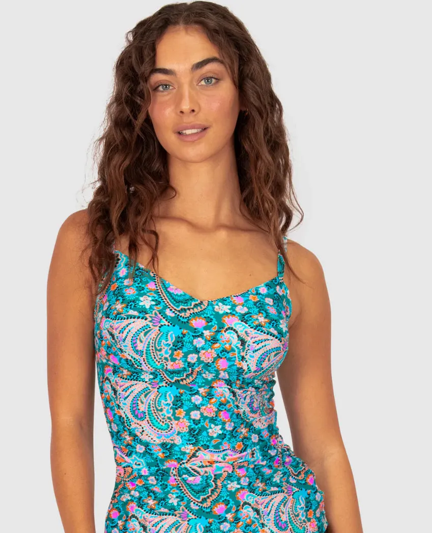South Beach D-E tank   boyleg short SET - Jungle
