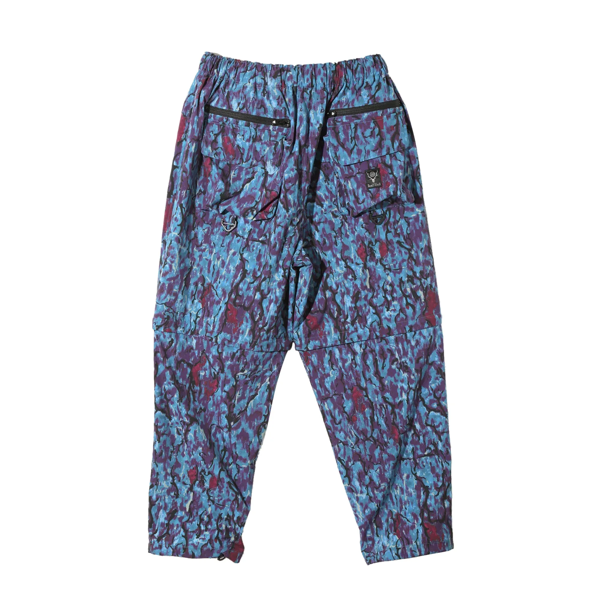 South2 West8 Mens Multi-Pocket Belted 2Way Pants