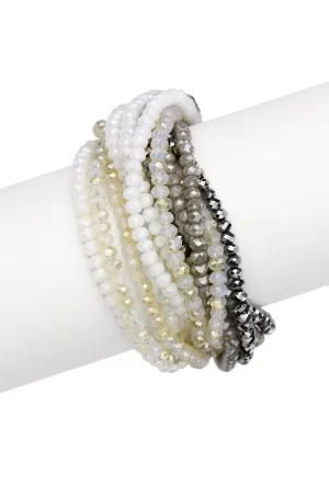 Sparkly Beaded Multi Strand Au