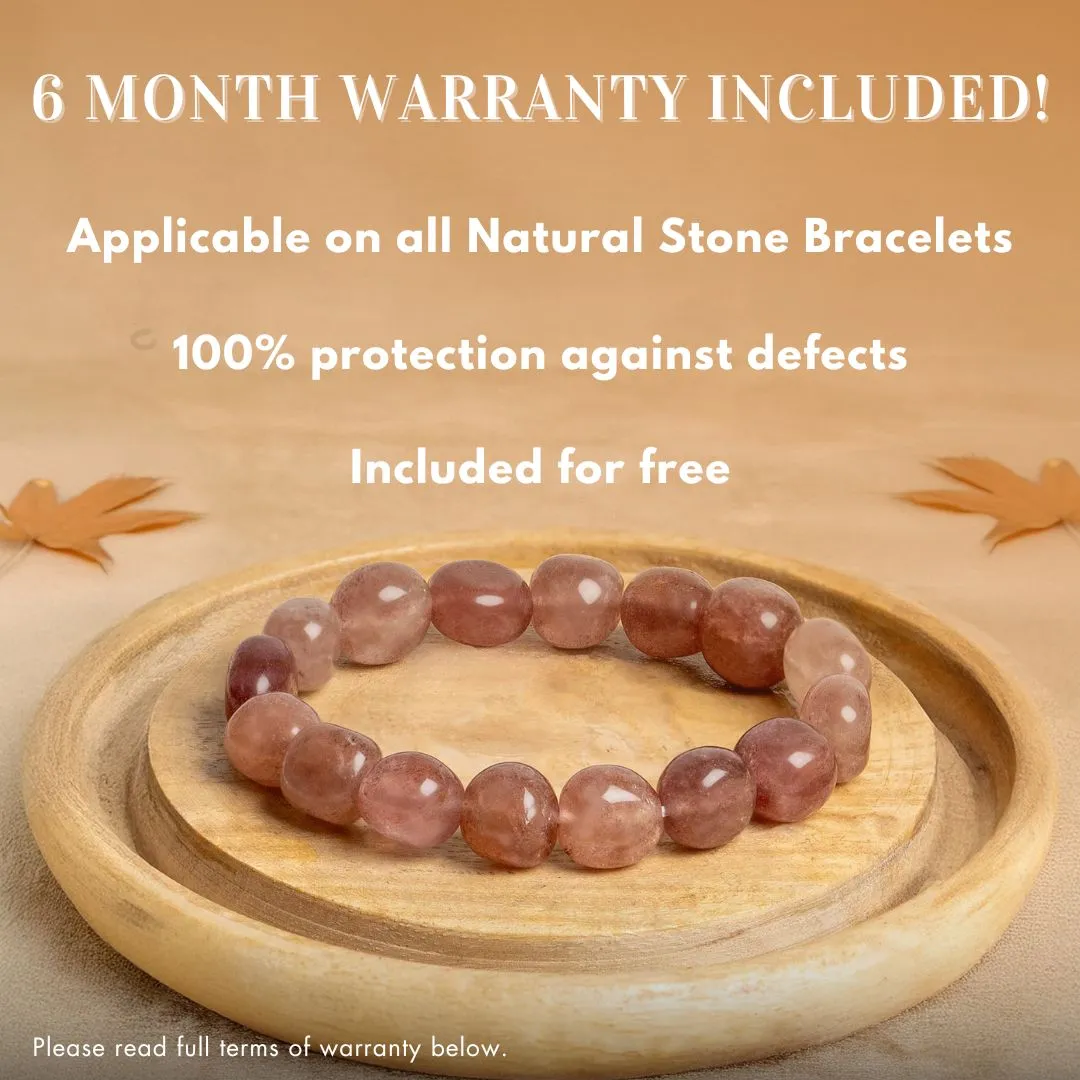 Spiritual Pyrite Natural Stone OM Bracelet