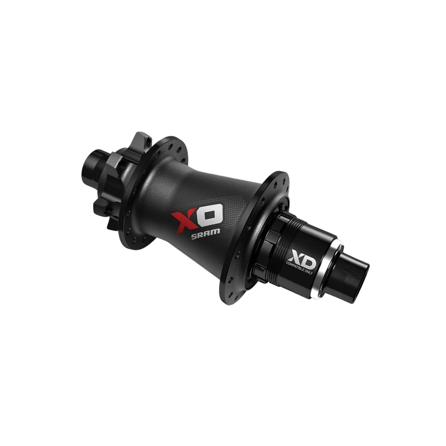 Sram MTB Hub X0 Rear 6 Bolt Disc 28 Hole Black/Silver QR/12mm XD