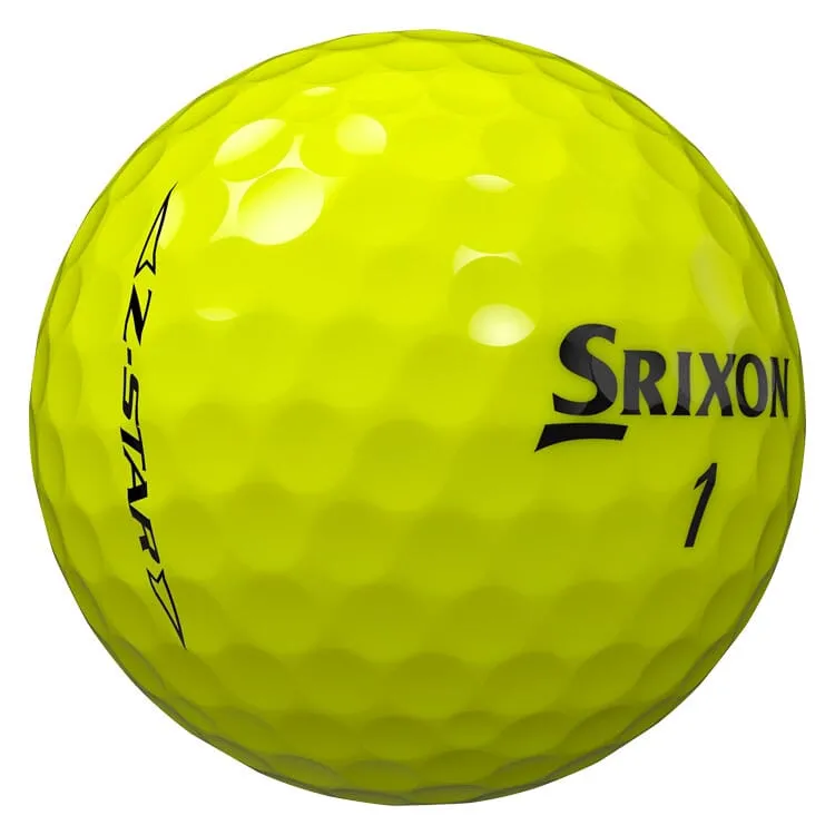 Srixon Z Star Yellow Golf Balls 12Pk