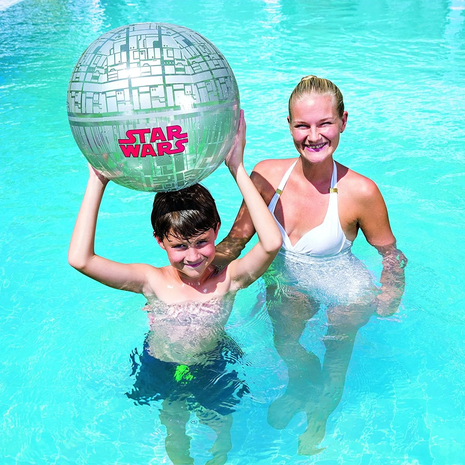 Star Wars Space Station Beach Ball - White
