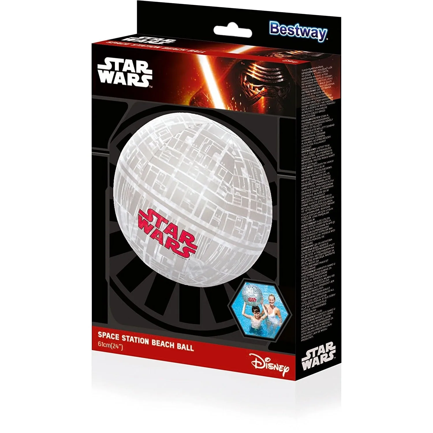 Star Wars Space Station Beach Ball - White