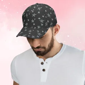 Stars Black Unisex Baseball Cap