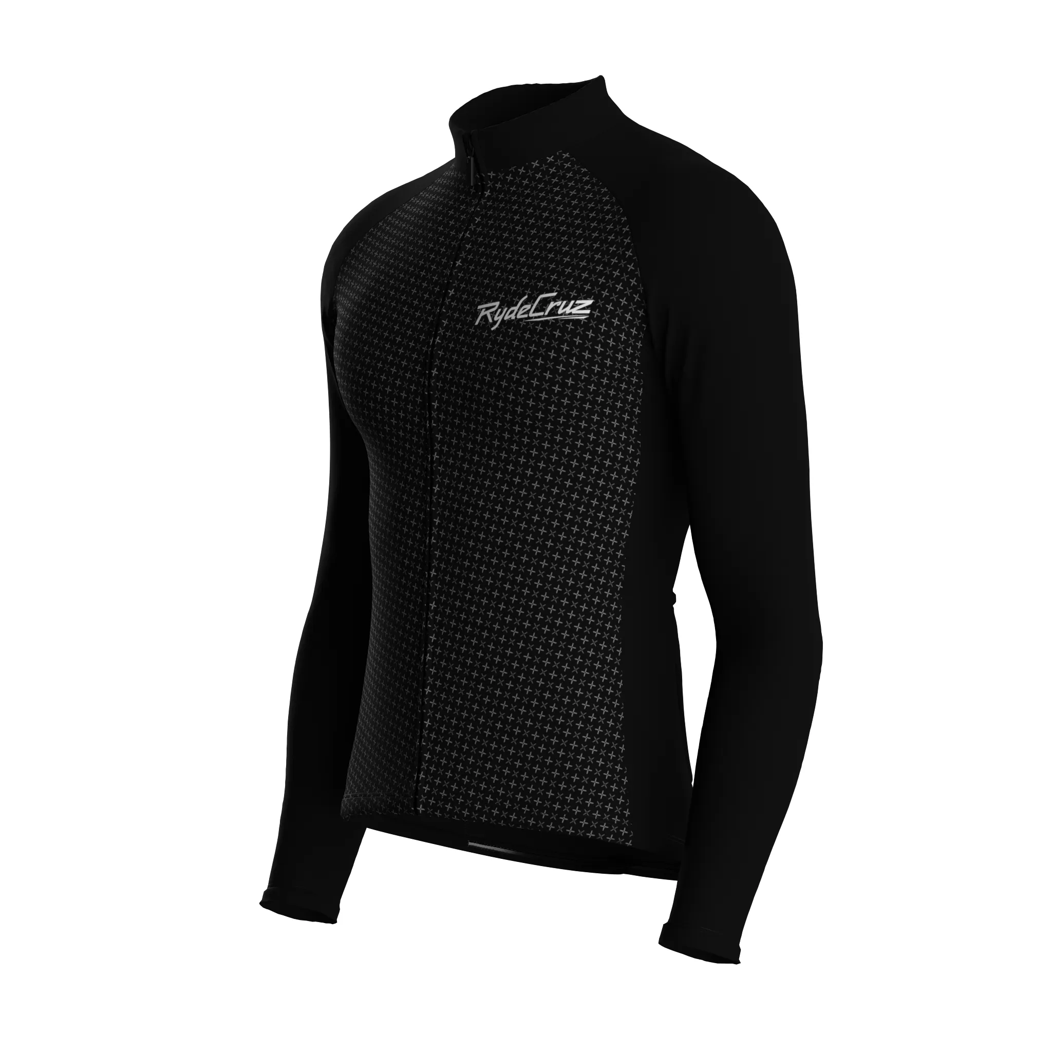 Stellar Grid | Black Male Long Sleeves Jersey