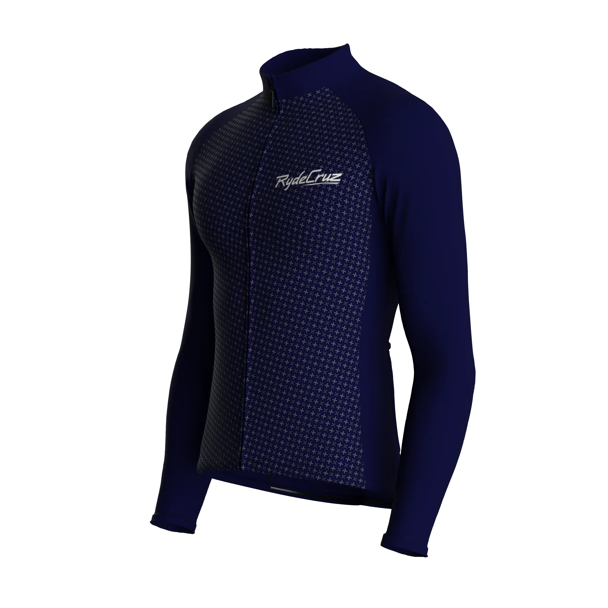 Stellar Grid | Dark Blue Male Long Sleeves Jersey