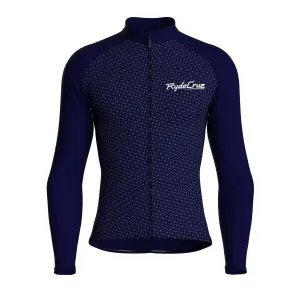 Stellar Grid | Dark Blue Male Long Sleeves Jersey