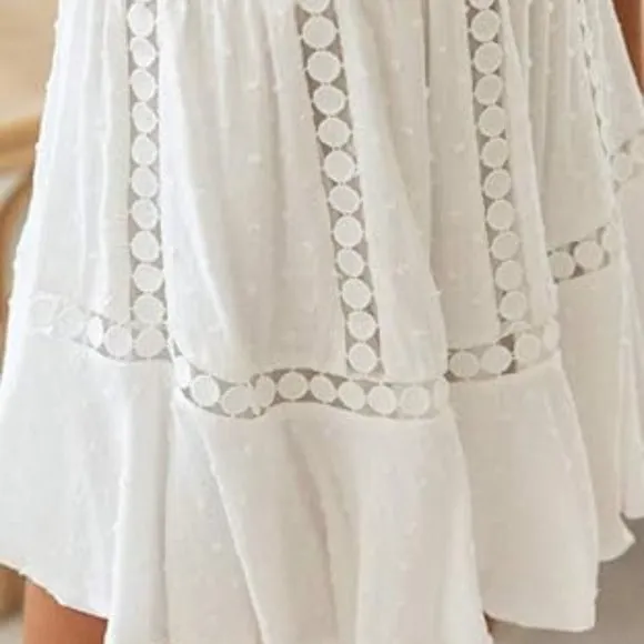 Stunning Embroidered Off-Shoulder Two-Piece Dress