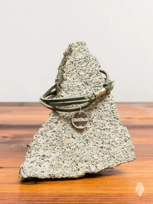 Suede Multi Wrap Bracelet in Olive