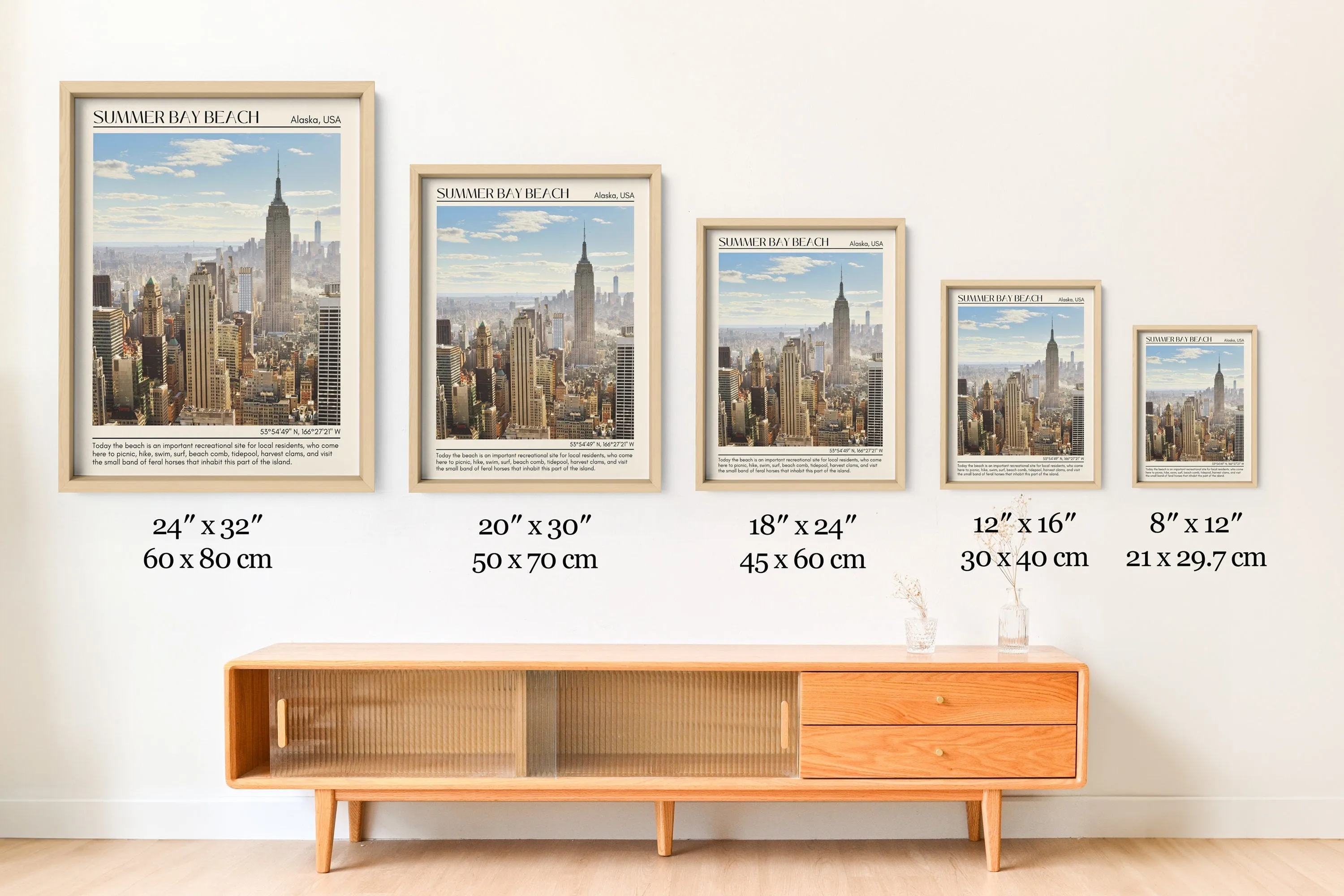 Summer Bay Beach Wall Art Canvas, USA