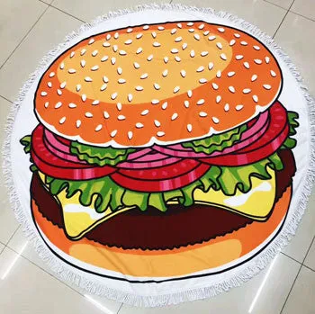 Summer Microfiber Round Beach Towel