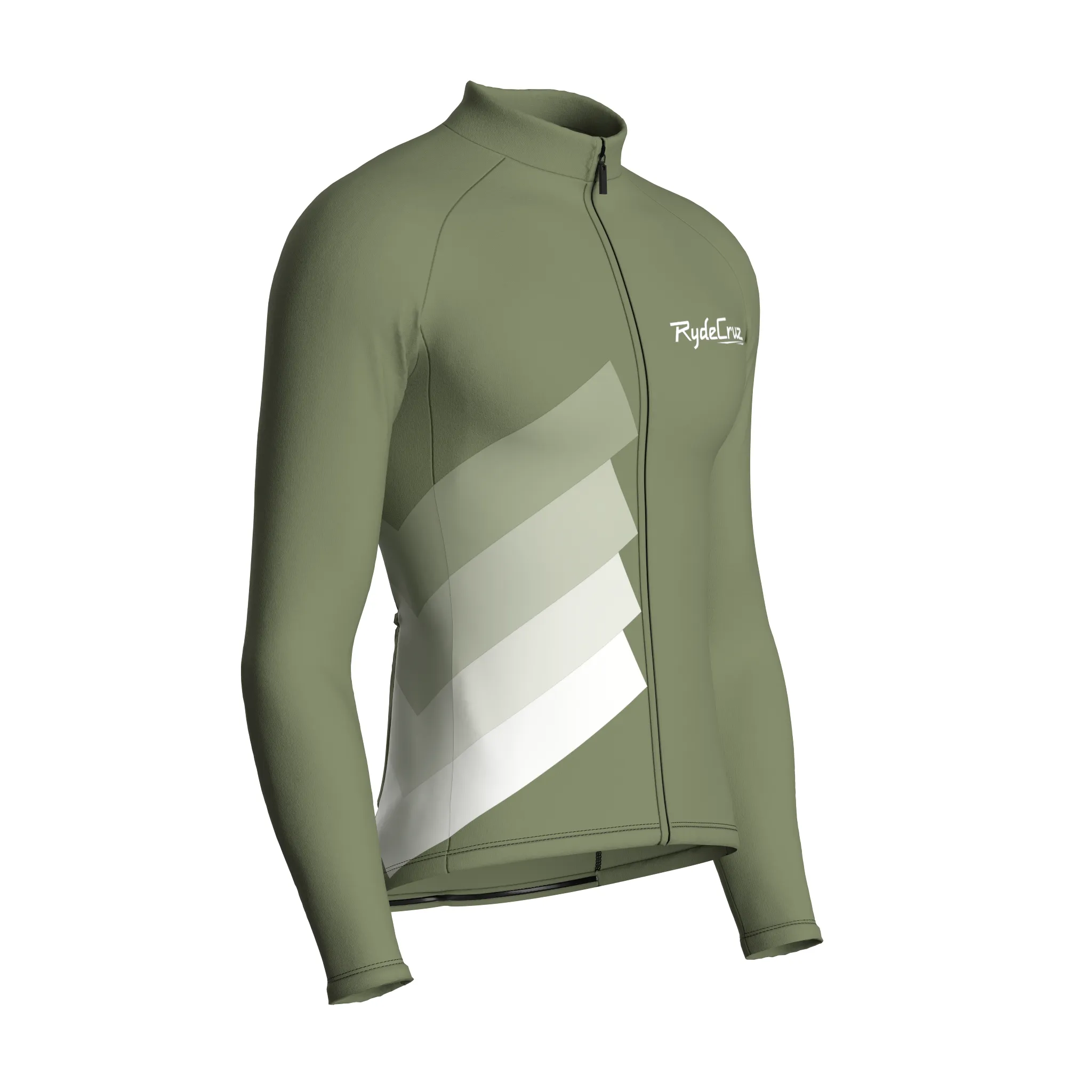 Synth Wave | Dark Khaki Male Long Sleeves Jersey