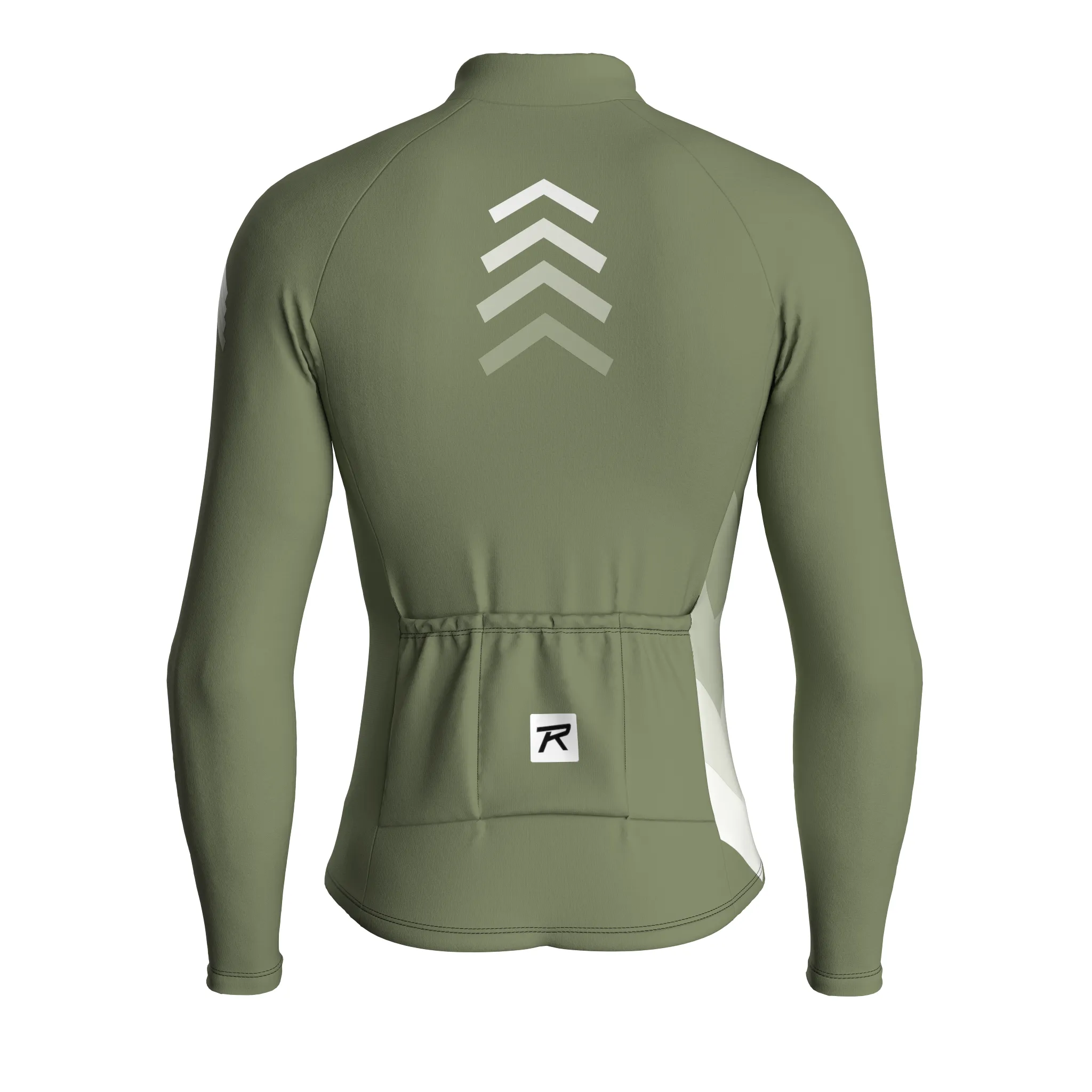 Synth Wave | Dark Khaki Male Long Sleeves Jersey