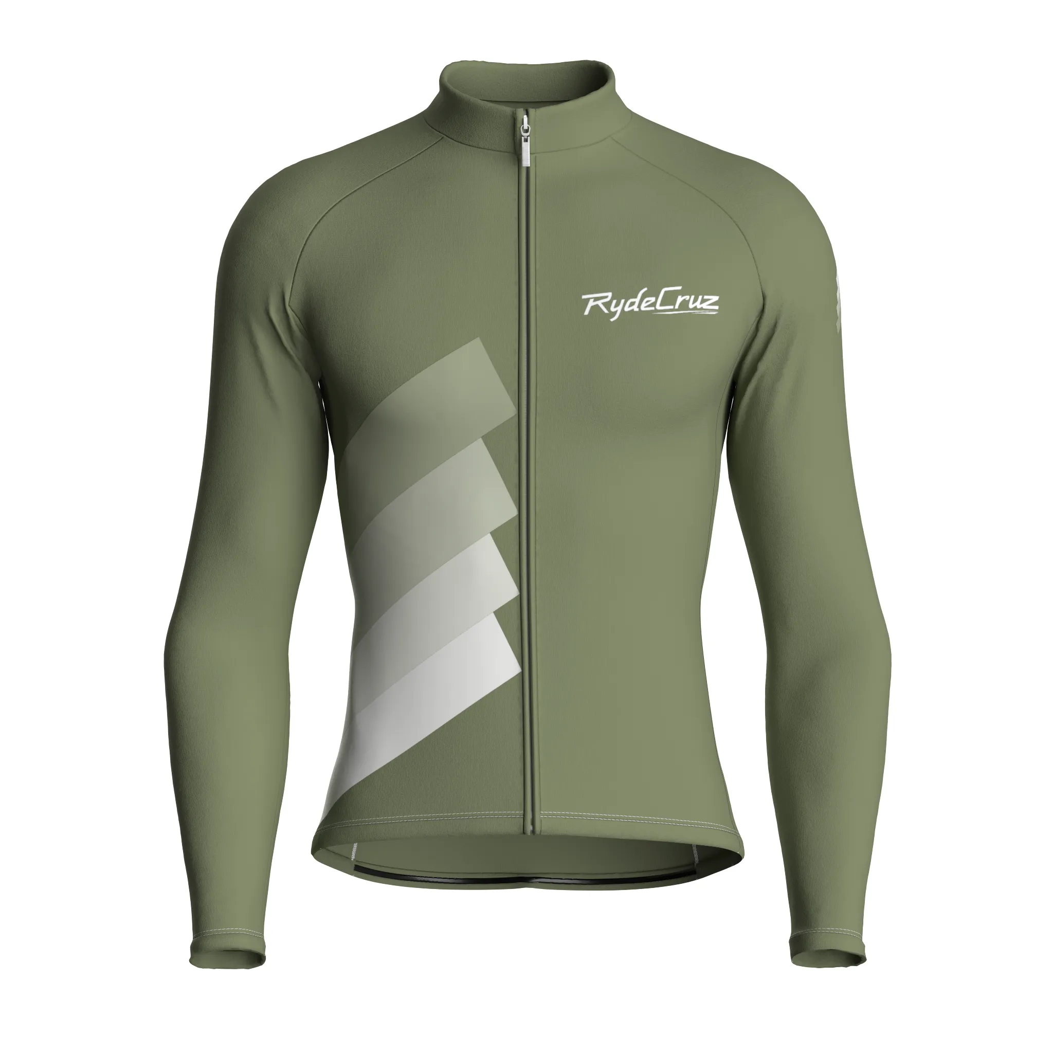 Synth Wave | Dark Khaki Male Long Sleeves Jersey