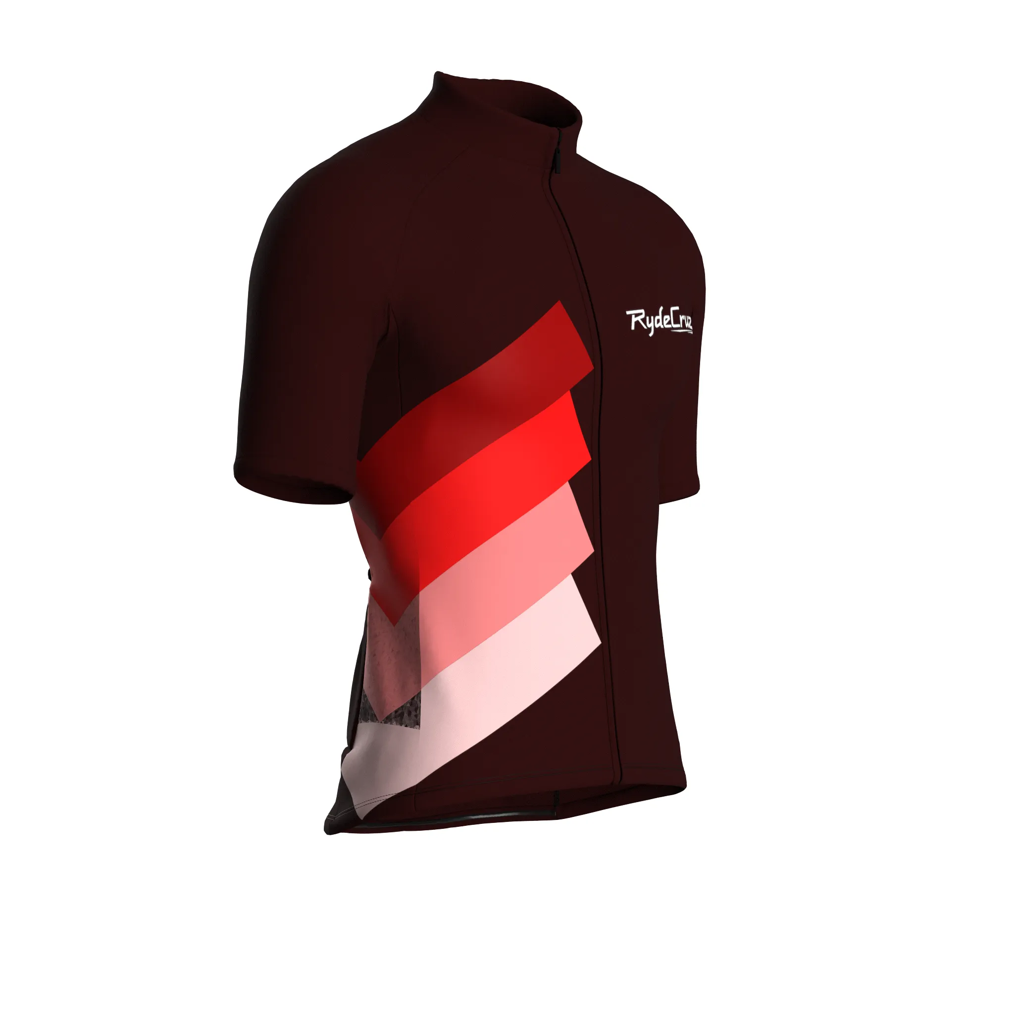Synth Wave | Dark Red Male Short Sleeves Jersey