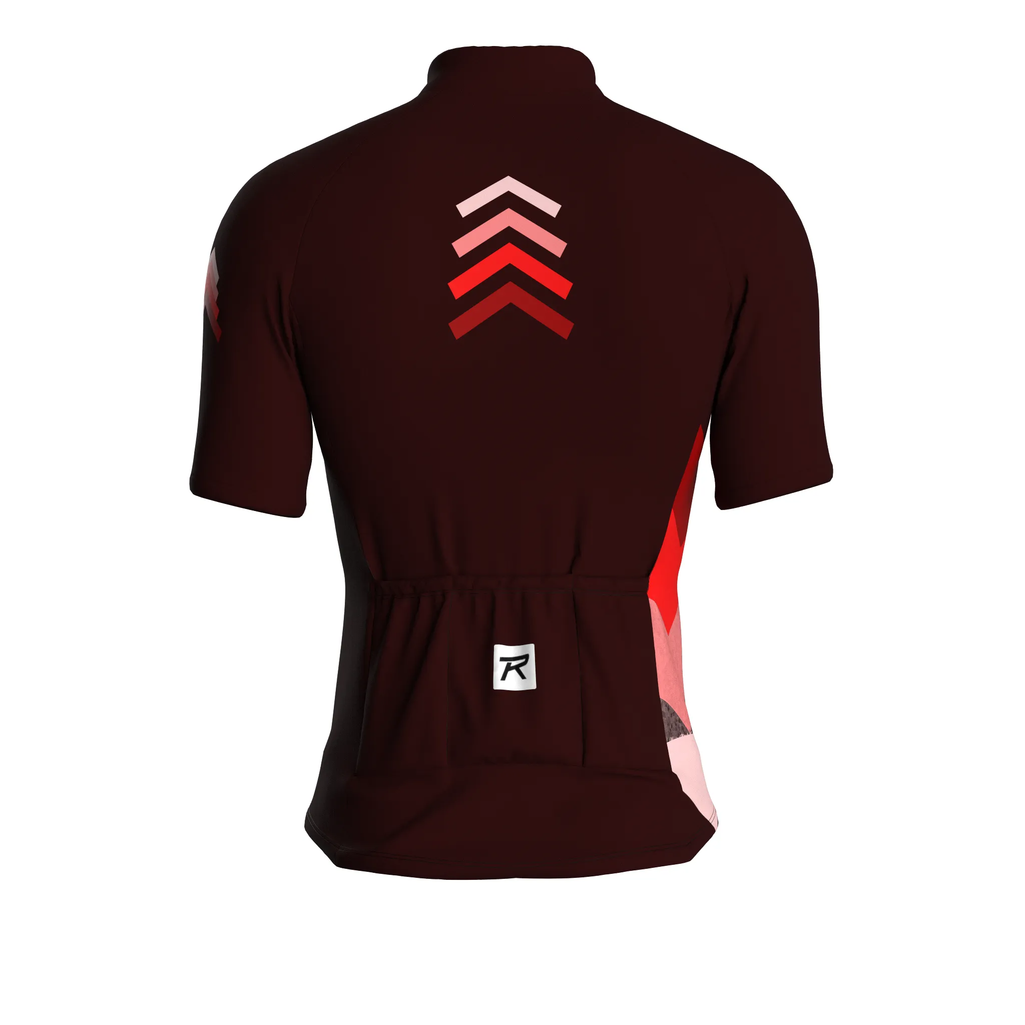 Synth Wave | Dark Red Male Short Sleeves Jersey