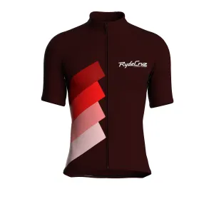 Synth Wave | Dark Red Male Short Sleeves Jersey