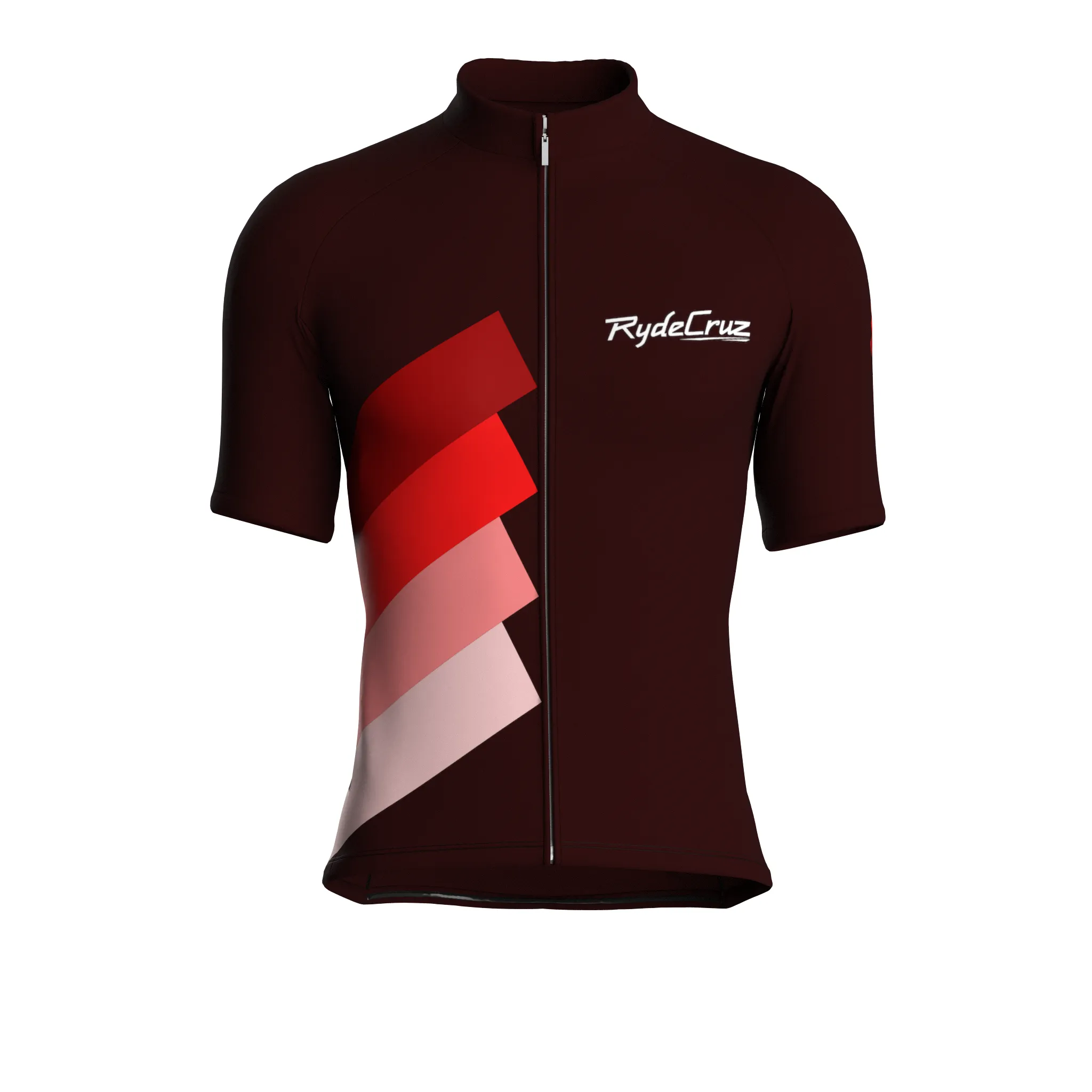 Synth Wave | Dark Red Male Short Sleeves Jersey
