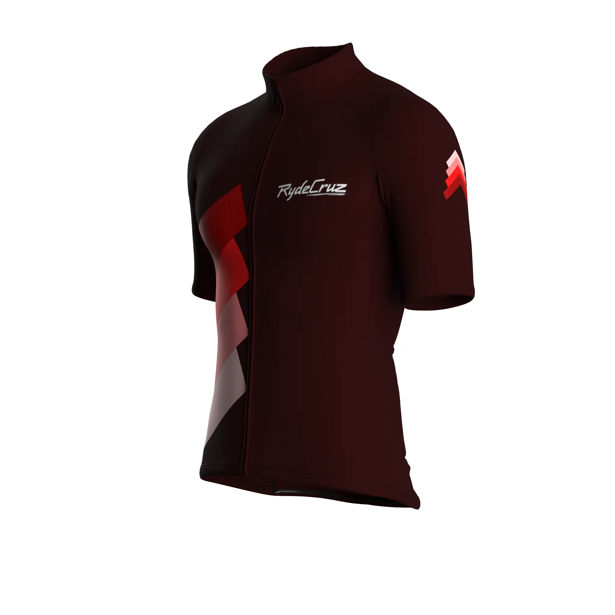 Synth Wave | Dark Red Male Short Sleeves Jersey