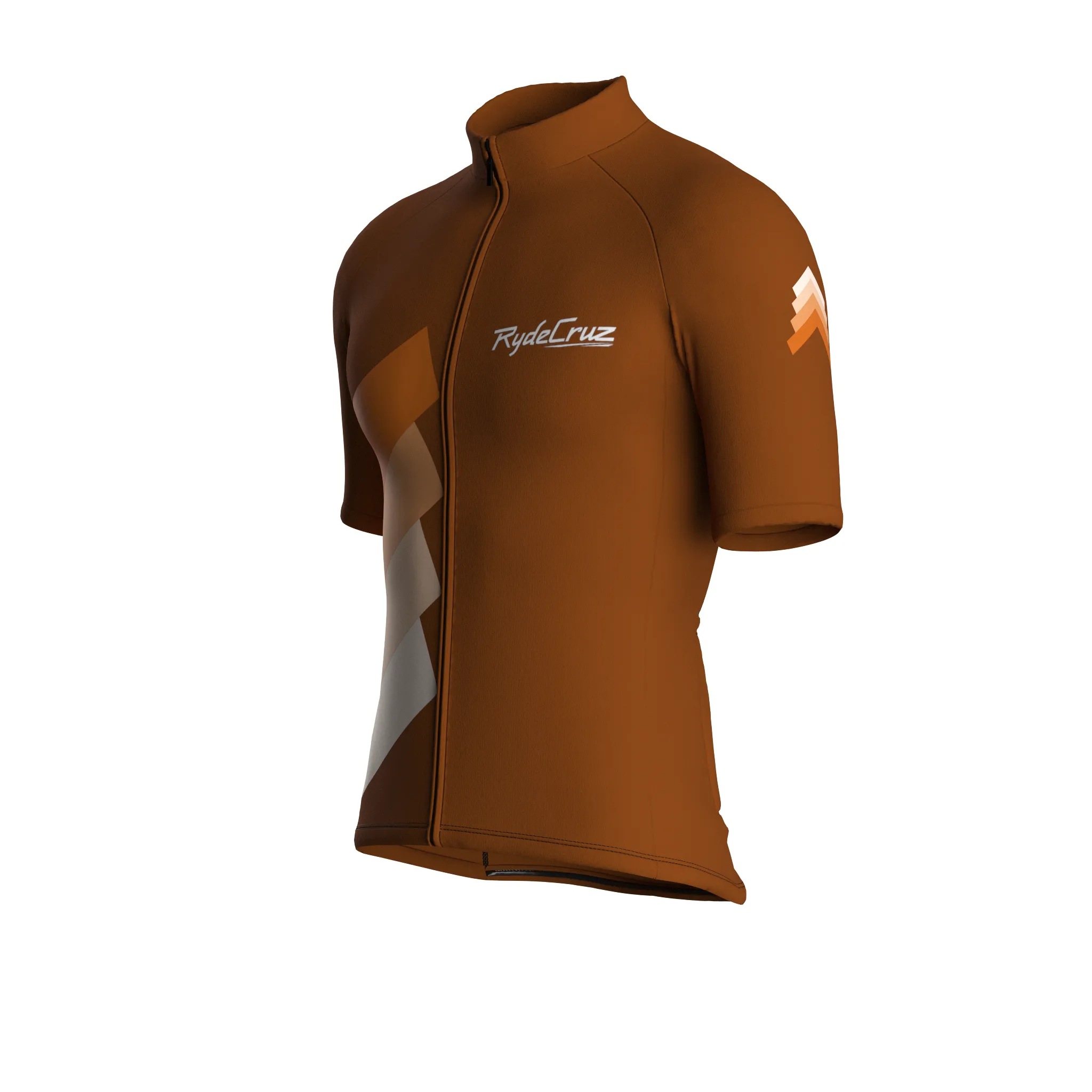 Synth Wave | Earth Brown Male Short Sleeves Jersey