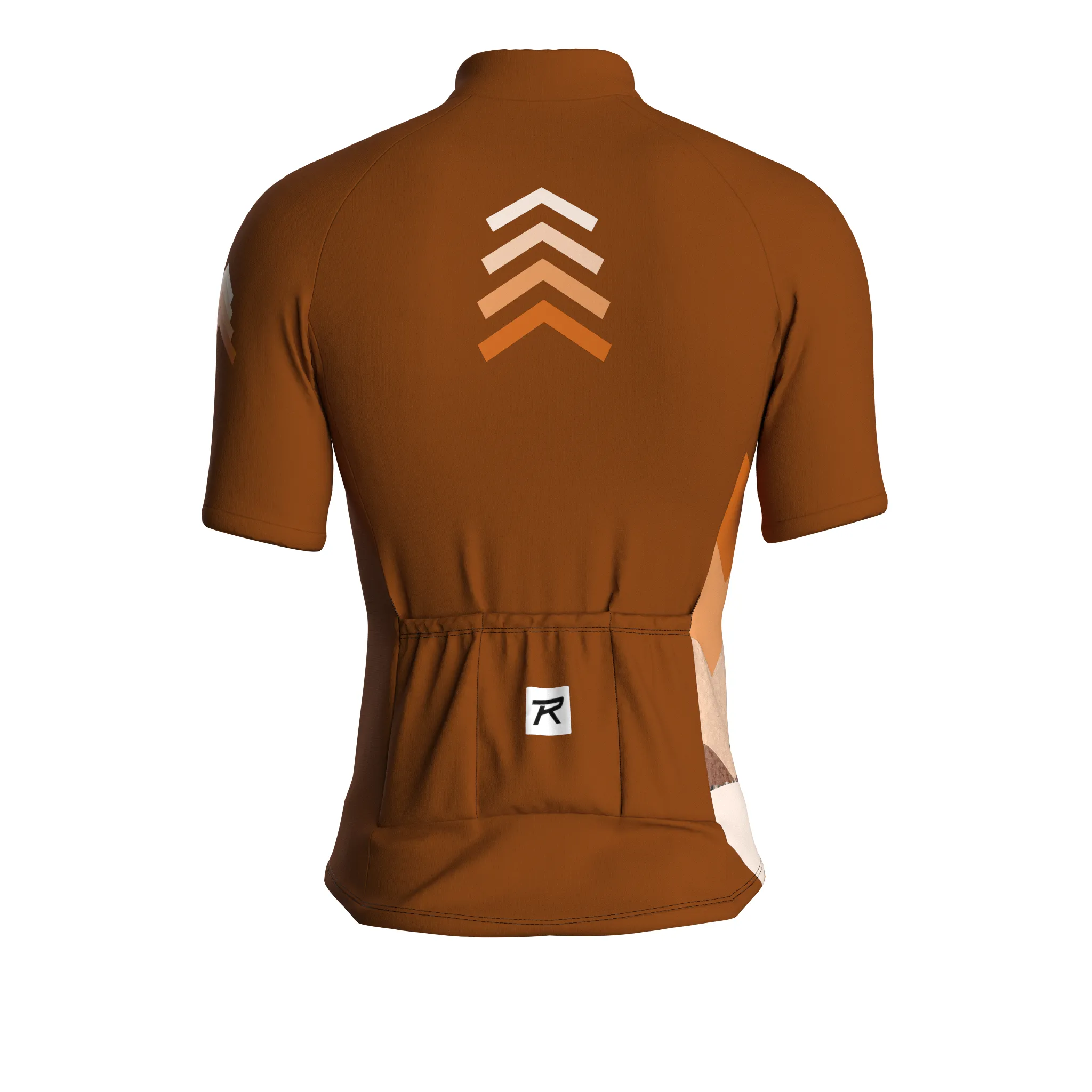 Synth Wave | Earth Brown Male Short Sleeves Jersey