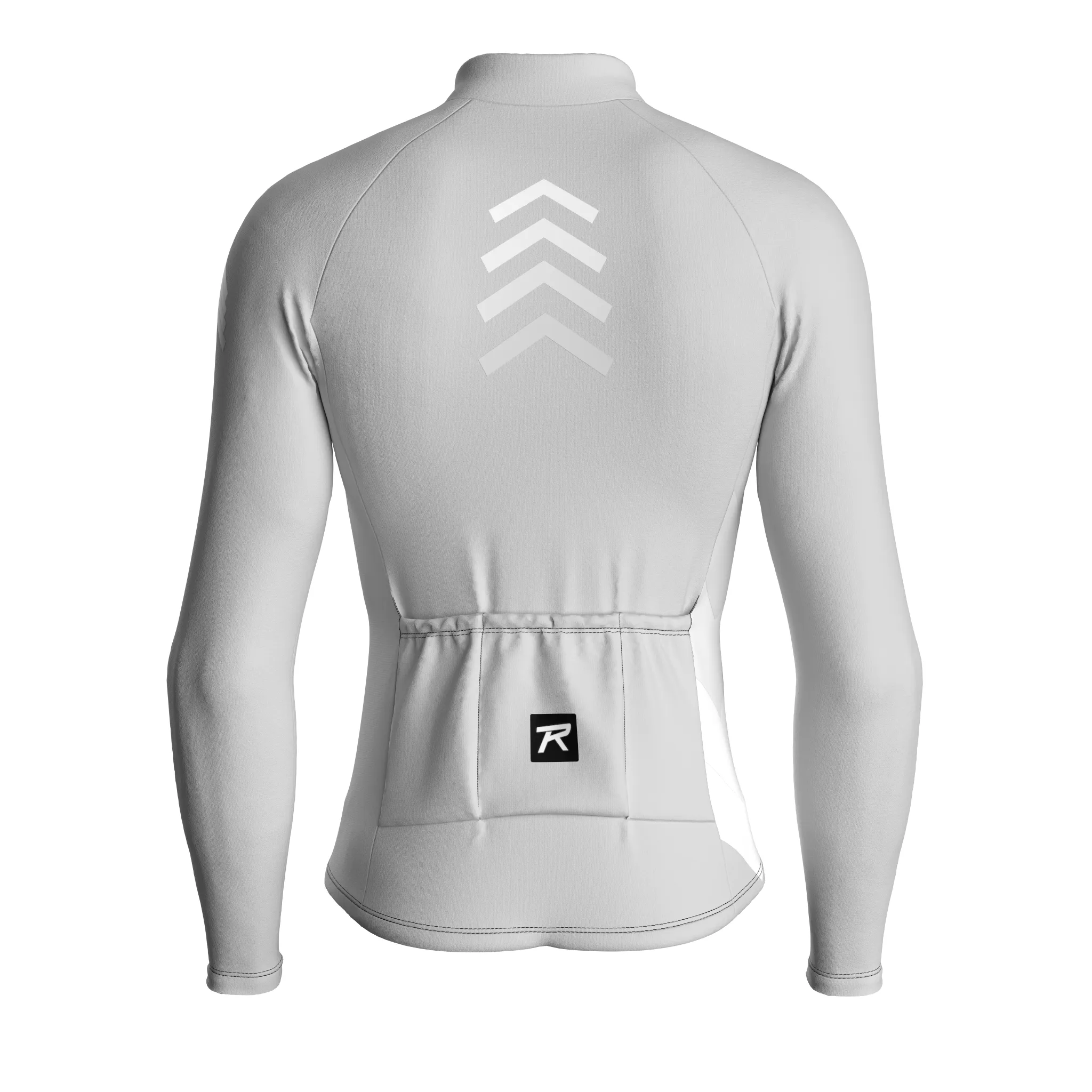 Synth Wave | Light Gray Male Long Sleeves Jersey